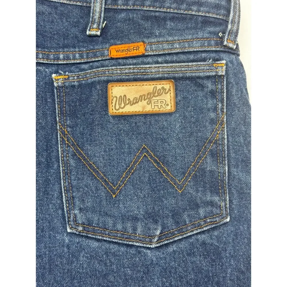 Wrangler FR Men's 13 Original Straight Leg Blue Denim Jeans‎ - Size 40x32.5